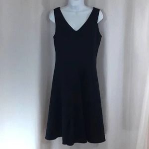 Talbots size 8 sleeveless black dress